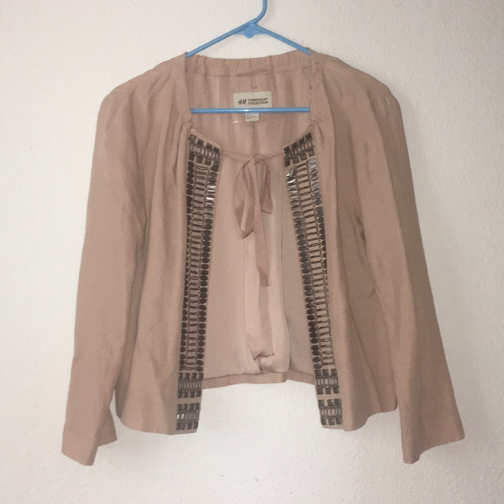 H&M Decorative tan jacket